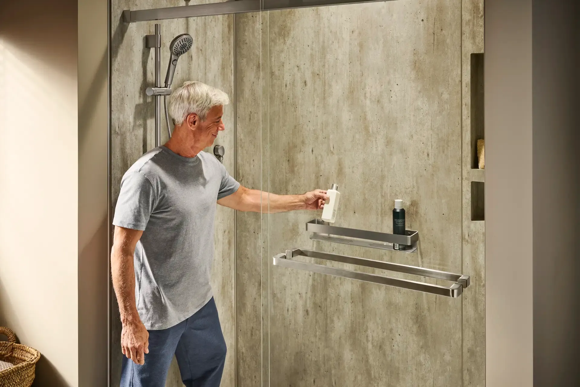 Classic Farm Shower from Jacuzzi Bath Remodel